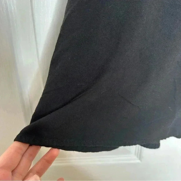 Spaghetti Strap Tank Top Flowy Black Size Extra Small - Picture 2 of 16